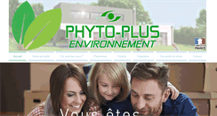 Desktop Screenshot of phytoplus-environnement.com