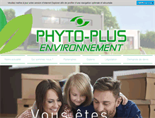 Tablet Screenshot of phytoplus-environnement.com